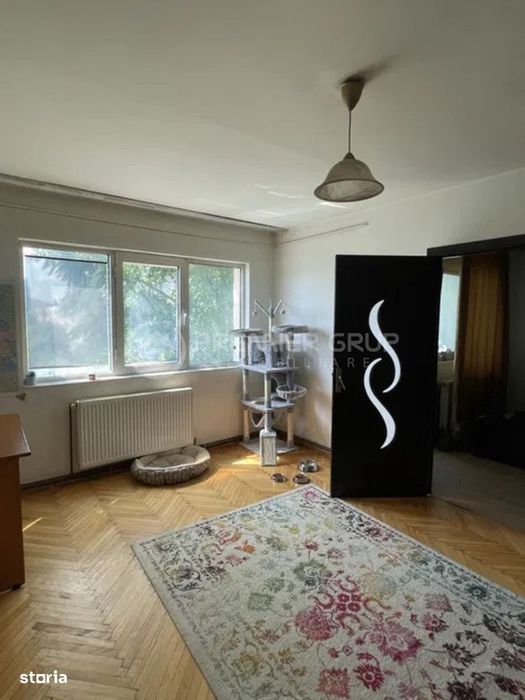 Apartament 2 camere 50mp, PODU ROS, centrala, AC, mobila, fara risc