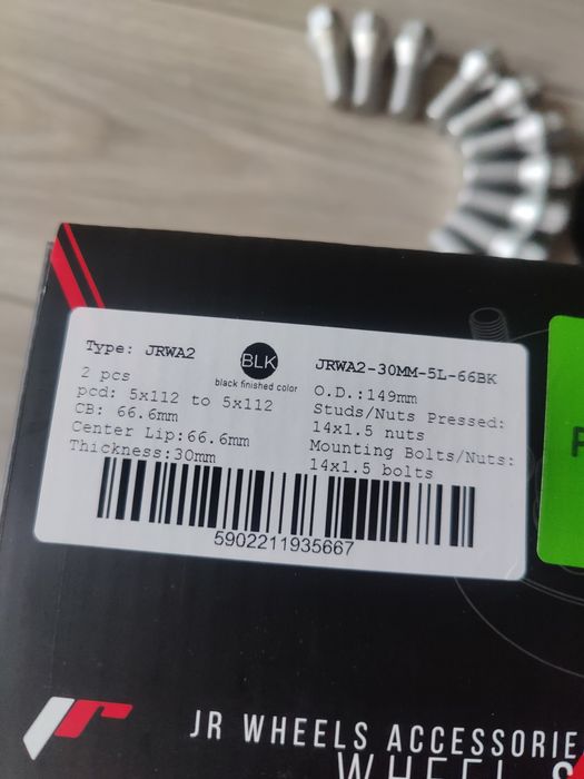 Distantieri prindere dubla 30mm/3cm Audi/Mercedes distantiere+prezoane