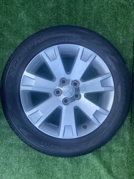 Set 4 Jante Aliaj OE Mitsubishi Outlander cu anvelope vara 235 55 R18