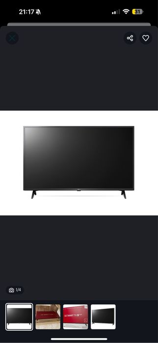 Телевизор LG Smart TV 43” 43LM57 / 43LM5700