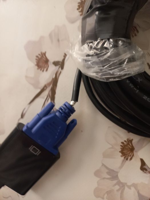 Продам провод Vga 20метр с переходник HDMi