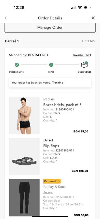 Чехли Diesel чисто нови 34 номер