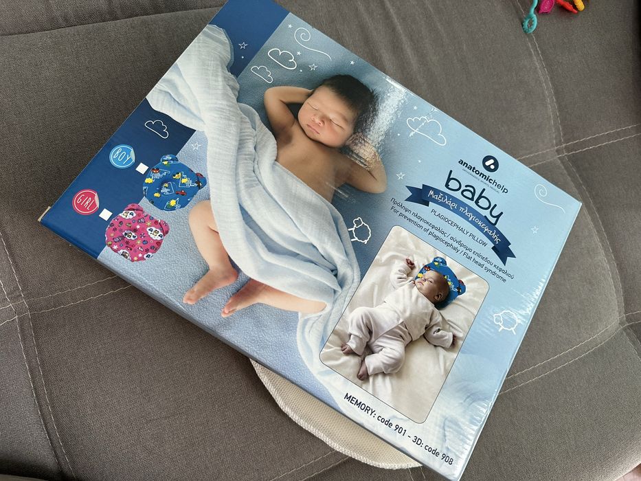 Ортопедична възглвница за бебе