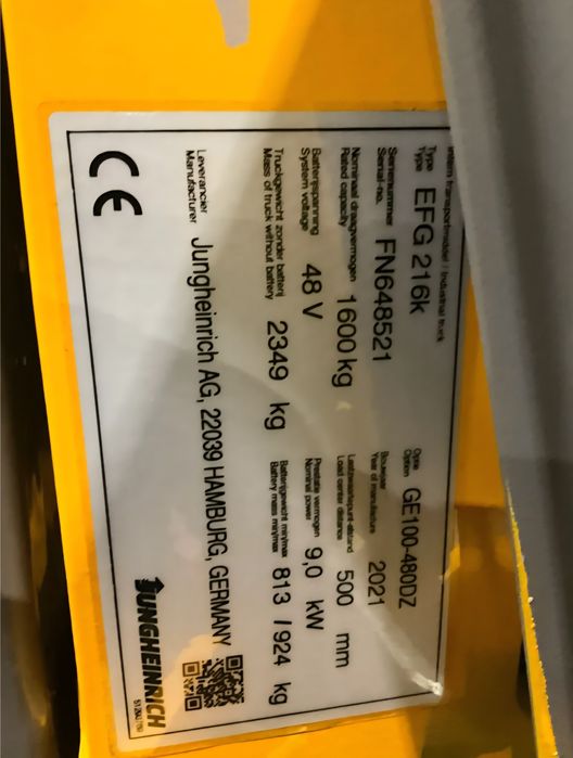 Jungheinrich 216 K  2021