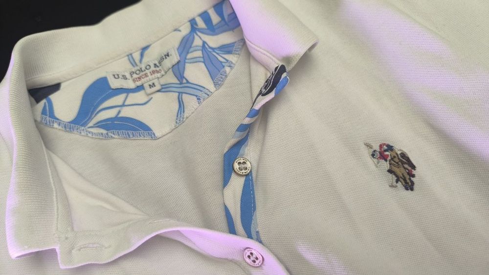 US Polo Assn - Белое поло