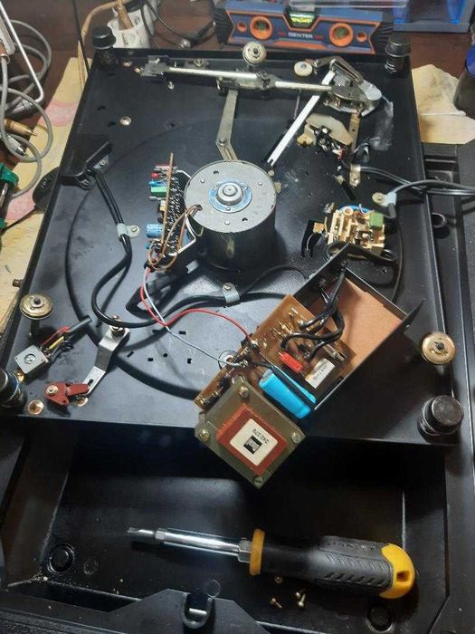 Pick-up Dual CS 604 direct drive semiautomatic complet revizuit TOP