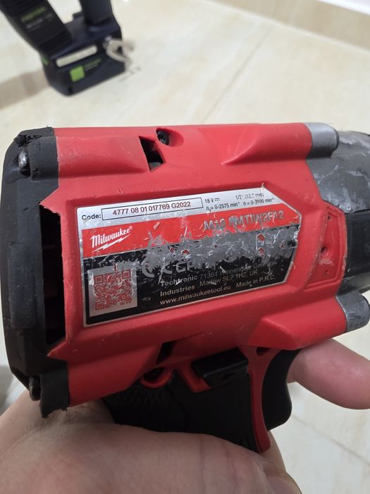 Pistol impact roti Milwaukee M18 FMTIW2F12