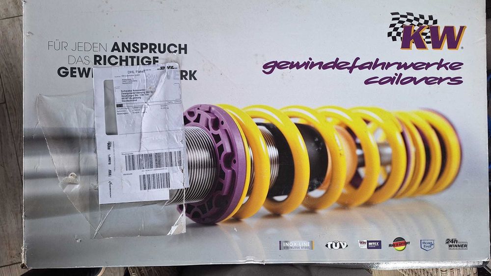 Suspensie Sport Reglabila KW INOX Leon-Golf VII-Audi A3-Octavia