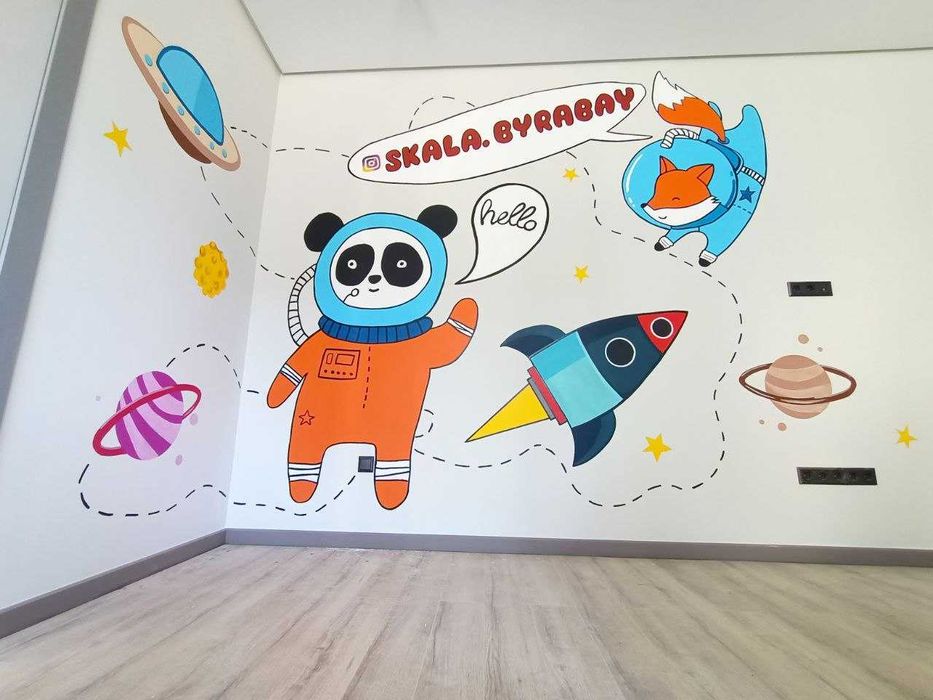 Стенага сурет салу, граффити