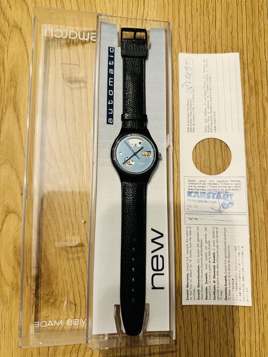 Swatch Automatic SAB100 Black Motion 1991 – Vintage + cutie / acte