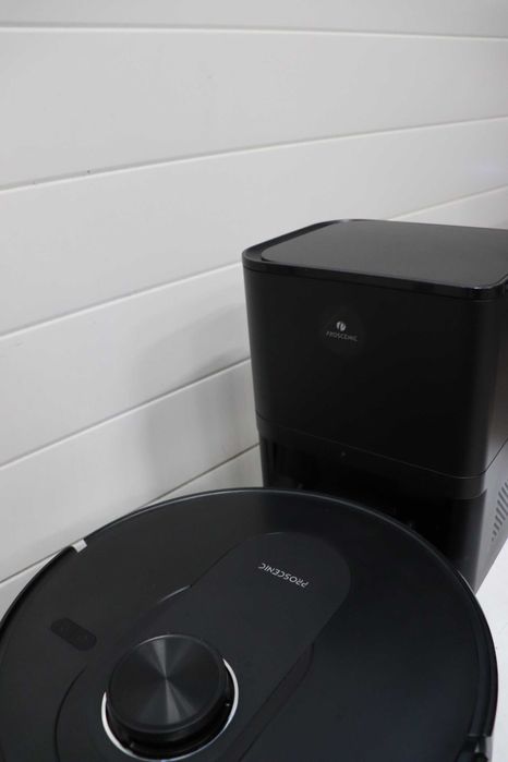 Роботизирана прахосмукачка Proscenic Q8 Max с всмукателна станция, 6000Pa 200мин Мощна роботизирана прахосмукачка с функция за почистване