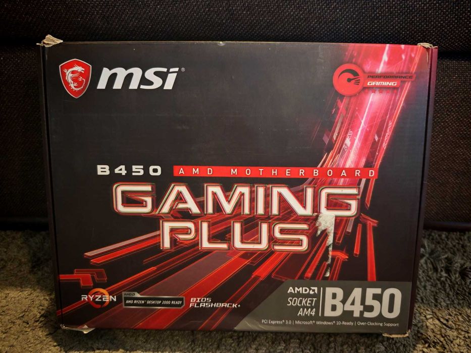 MSI B450 Gaming Plus + RYZEN 5 5600G (4.4GHz), 65W, AM4 + 16GB RAM 3000Mhz