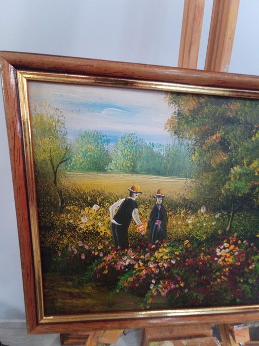 Идилия в Цветната Градина (Маслени Бои)