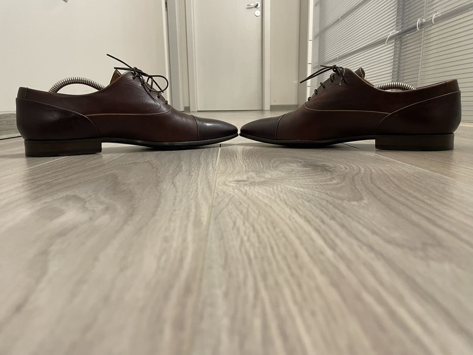 Pantofi Hugo Boss, integral piele