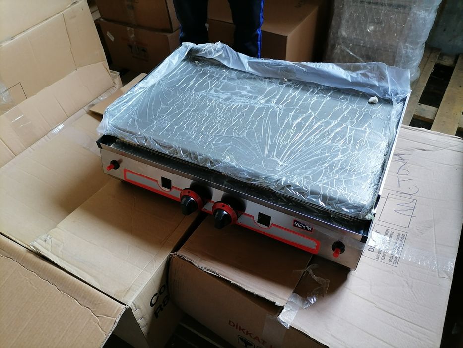 Професионална газова скара-плоча 70см.CE - 100см. дюнер обурудване