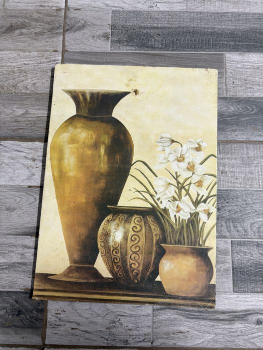 Tablouri pictate manul cu mici zgarieturi