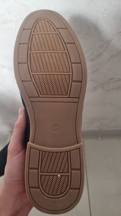 Мокасины синего цвета