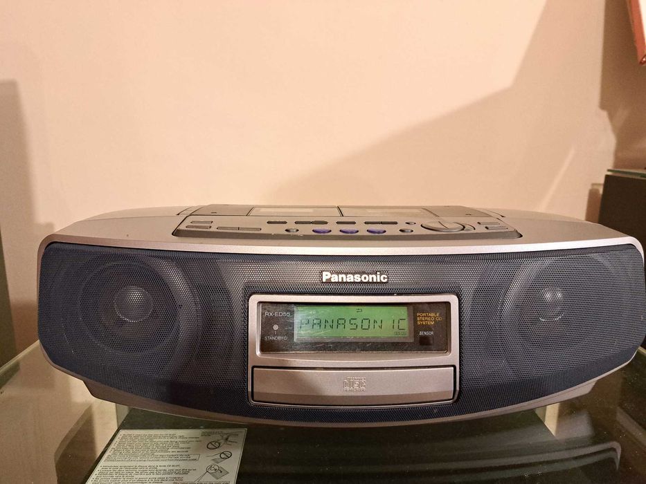 Radio casetofon cu cd, boombox Panasonic RX-ED55