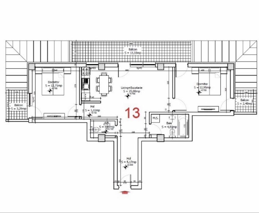 Apartament 3 camere 2 locuri parcare Complex Maramures, Otopeni