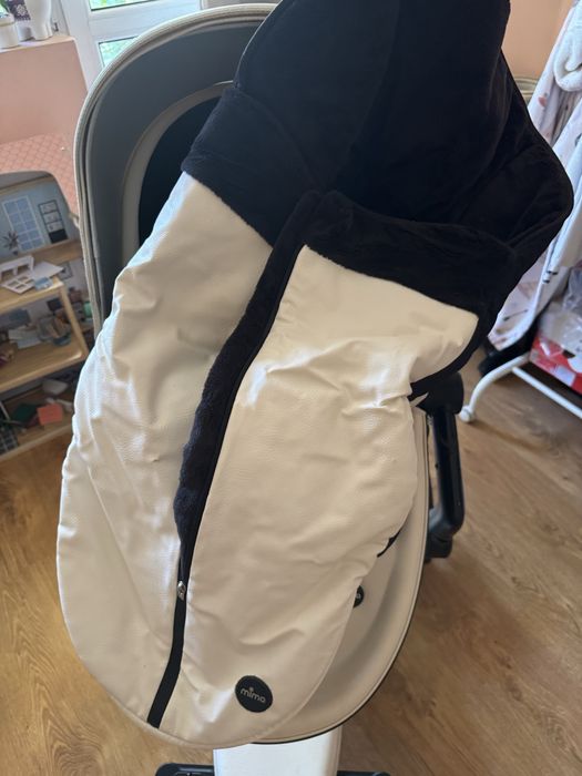 Бебешка ком. количка Mima Xari, Snow White Black