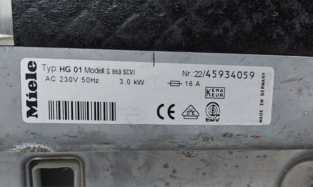 Съдомиялна за вграждане MIELE  G 863 SCVI