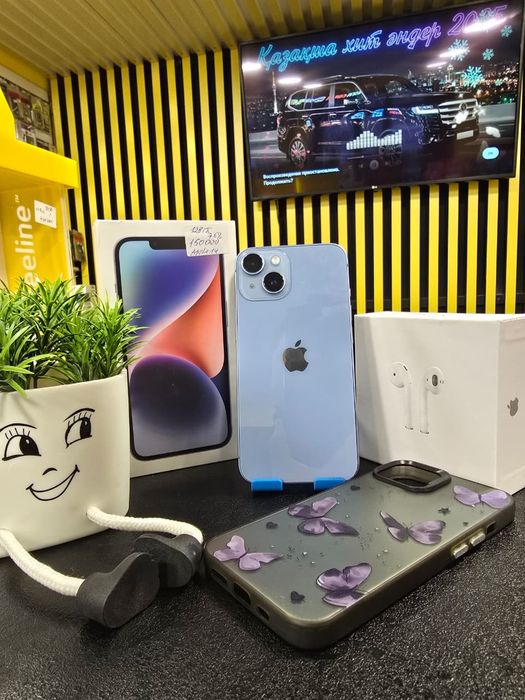 Apple iPhone 14, 128gb, 76%, Kaspi 0-0-12 Рассрочка