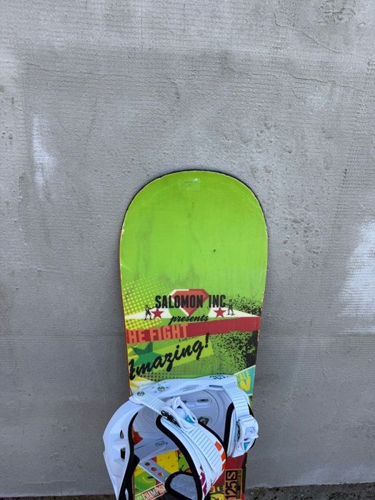 Placa snowboard Salomon The Junior 125cm cu legaturi