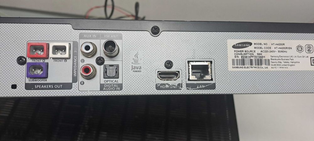 Samsung HT-H4200R Amplificator BD 3D – Optic – 2.1 – HDMI/Net