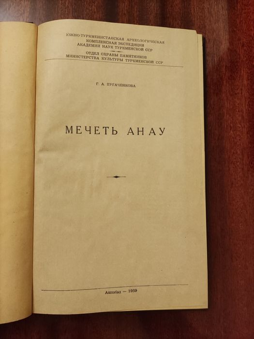 Книга Мечеть Анау