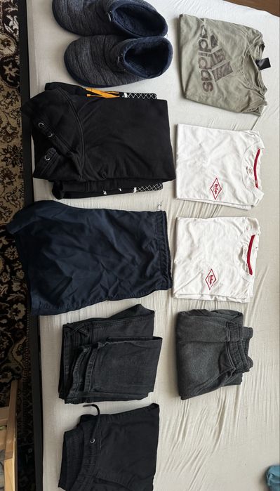 Пакет мъжки дрехи + пантофи (S/M/L/XL) – изгодно