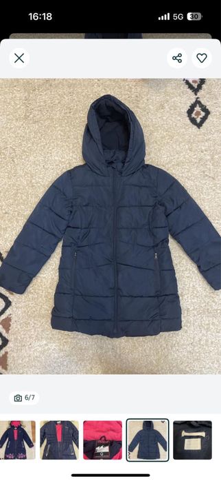 Пуховик куртка парка lenne gusti mango 6-8 лет