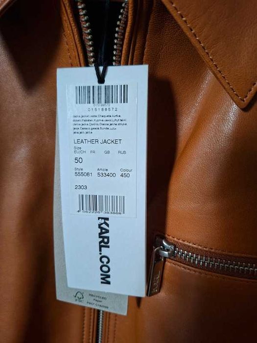 Jacheta de piele Karl Lagerfeld