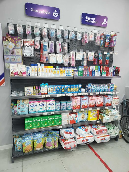 Dorixonalar uchun savdo stellajlari | Торговые стеллажи для аптеки