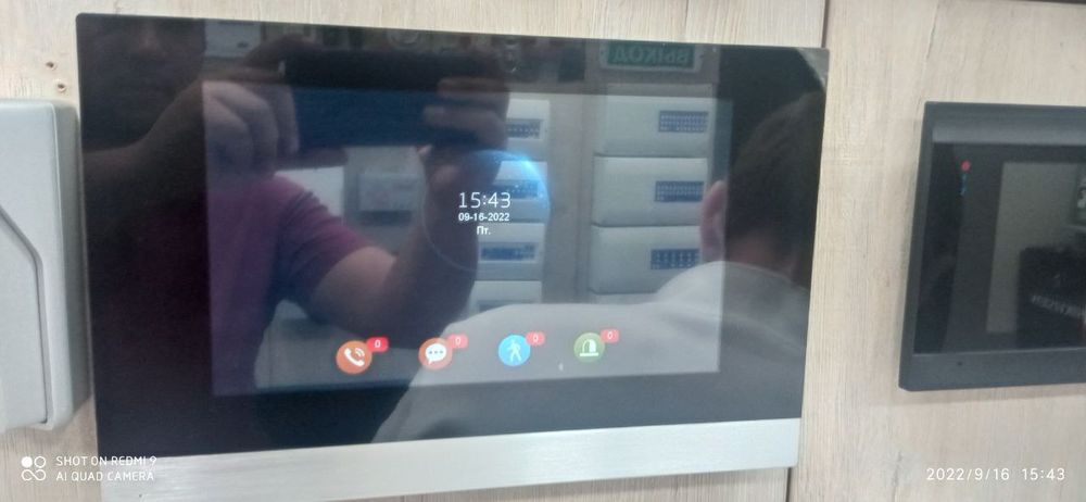 Домофон wi-fi 10 дюймов монитора и вызывной