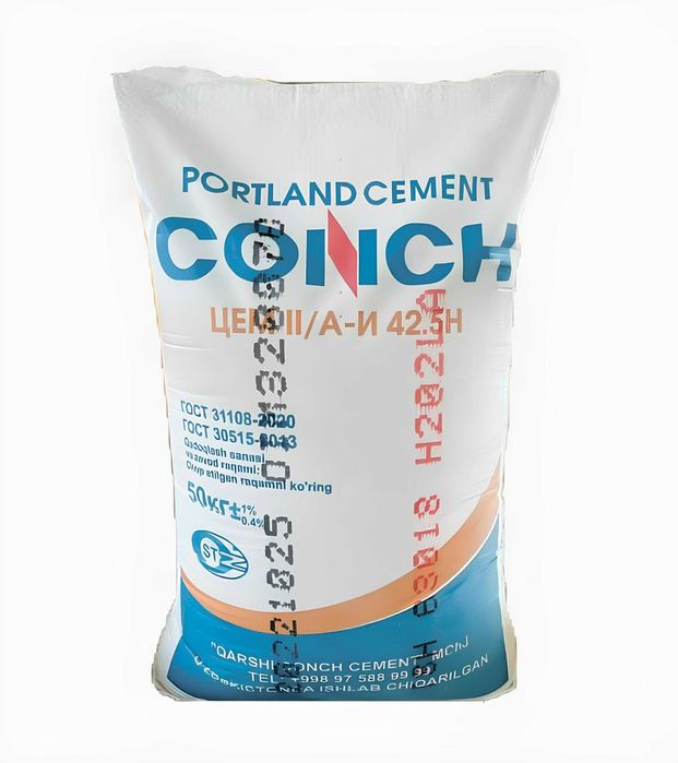 KONCH цемент М400, М500 по Ташкенту