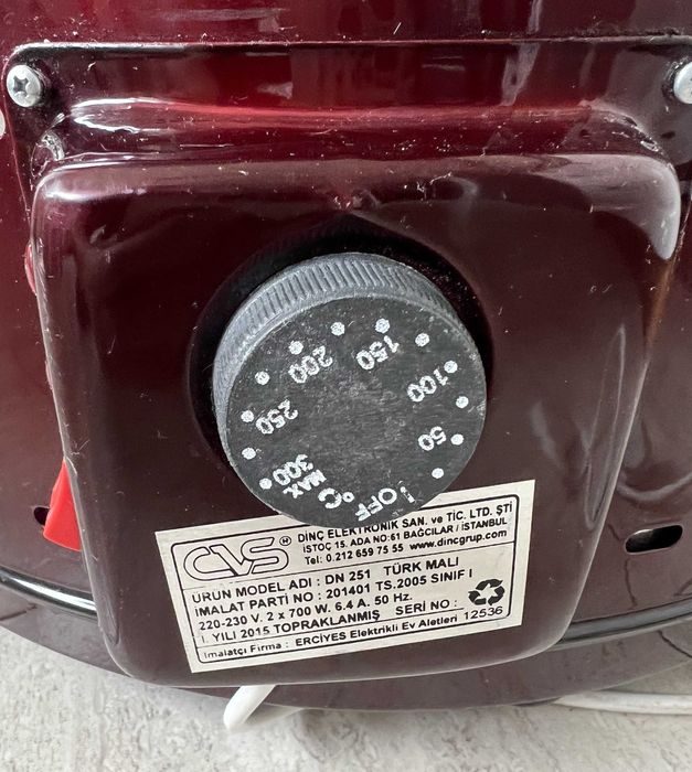Електрическа пещ за Пица 1.4KW-50см.