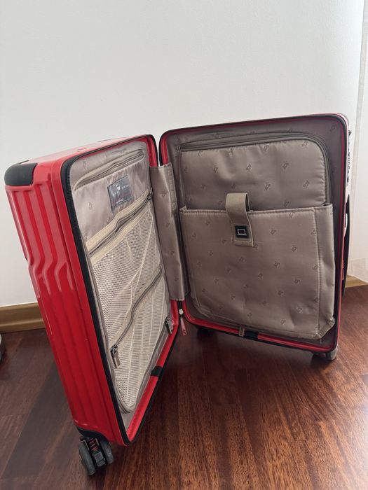 Troler de cabina Heys Tekno, 53cm x 37cm x 23cm, Rosu