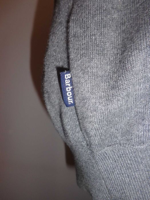 Pulover Barbour bumbac  si casmir marimea  L