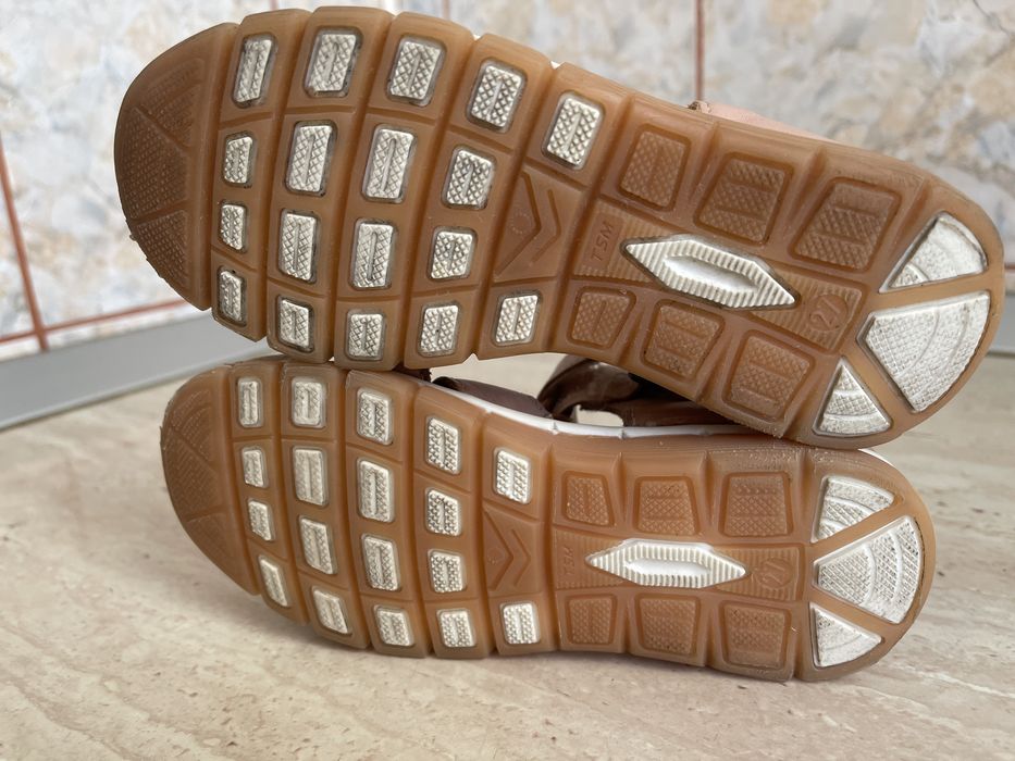 Sandale copii din piele Bisgaard Billie culoare bej (nude) marimea 27 interior 17,1 cm