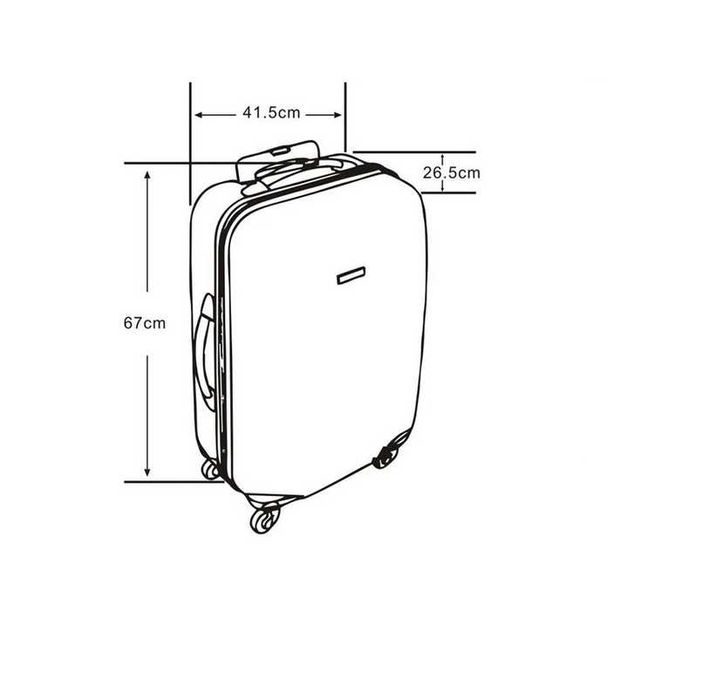 Куфар за ръчен багаж Mercado Trade, 33л. или 58л., Сив