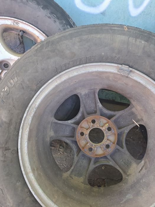 Диски титан с резиной