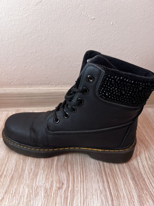 Боти/кожени/ниска подметка