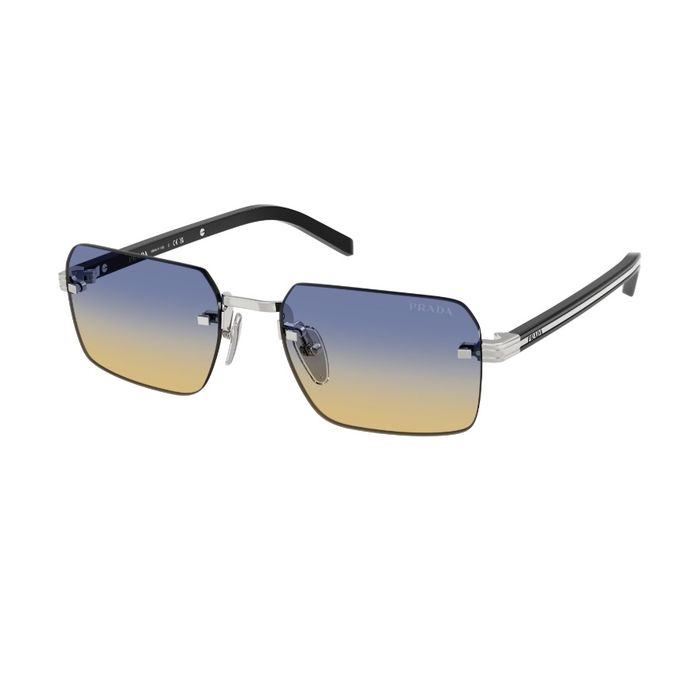 Prada PR D55S 1BC50E Silver - Men's Sunglasses 55mm
