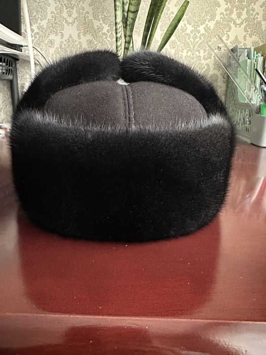 Шапка норковая ушанка