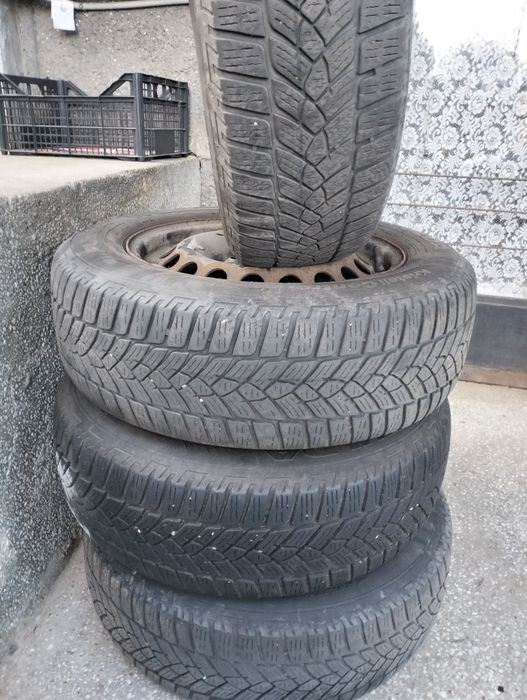 195 65 15 anvelope iarna+ jante Fulda cristall