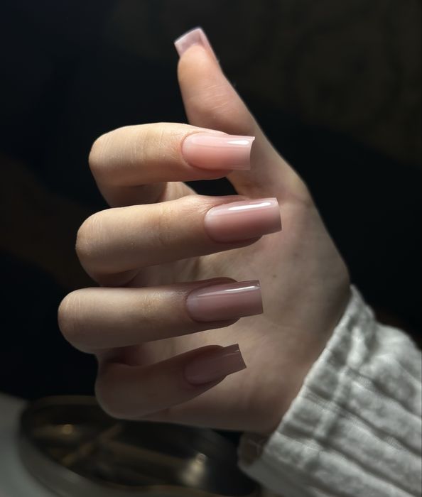 маникюр с покрытием