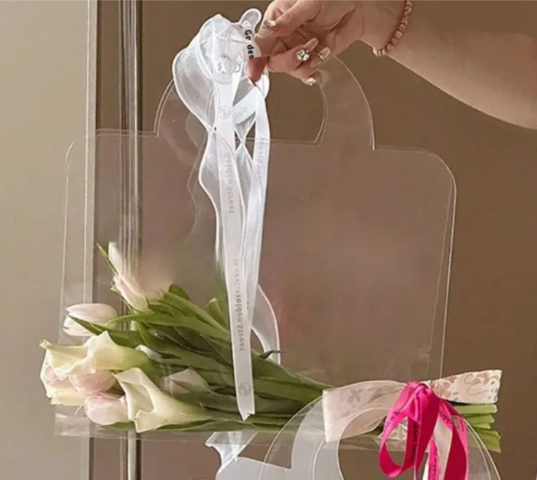 Сумка пластиковая для цветов