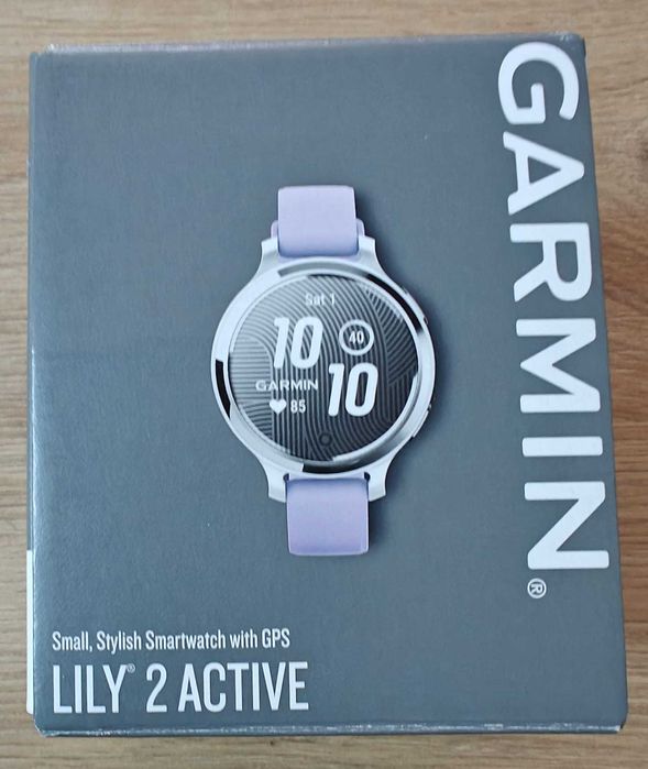 Garmin Lily 2 Active, 38mm, GPS, curea silicon violet