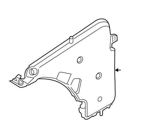 Rezervor spalator parbriz Bmw Seria 1, 08.2015; Seria 1, 05.20; Seria 3/3 Gt, 01.20, fara Gura umplere vas spalator, vehicule fara Motoras Spalator