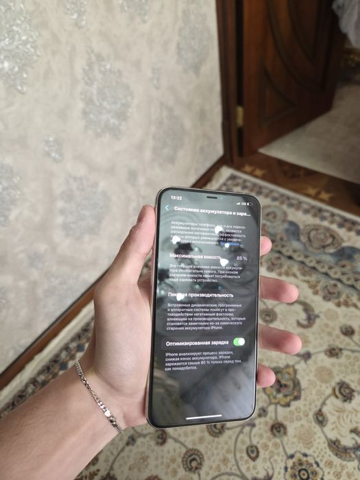 Iphone 11 pro max 256gb 85% rodnoy